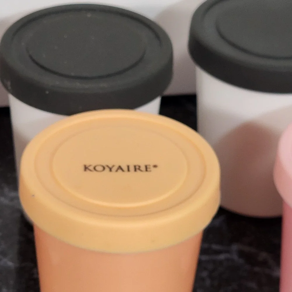 StarPack Portion Control Mini Ice Cream Containers for Homemade Ice Cream 8 Pc.